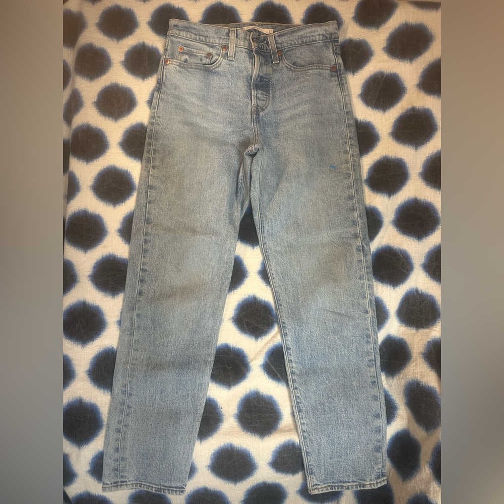 Levi’s Wedgie Straight Cut Light Blue Women’s Jeans